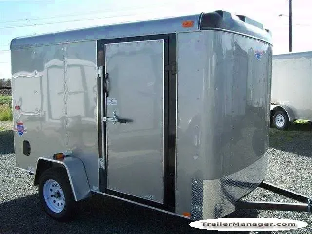 10ft Single Axle CHAMPAGNE With Ramp