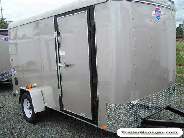 12ft   Single Axle CHAMPAGNE With Ramp