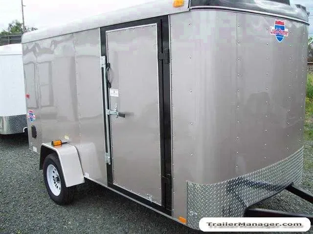 12ft Single Axle CHAMPAGNE  With Double Door