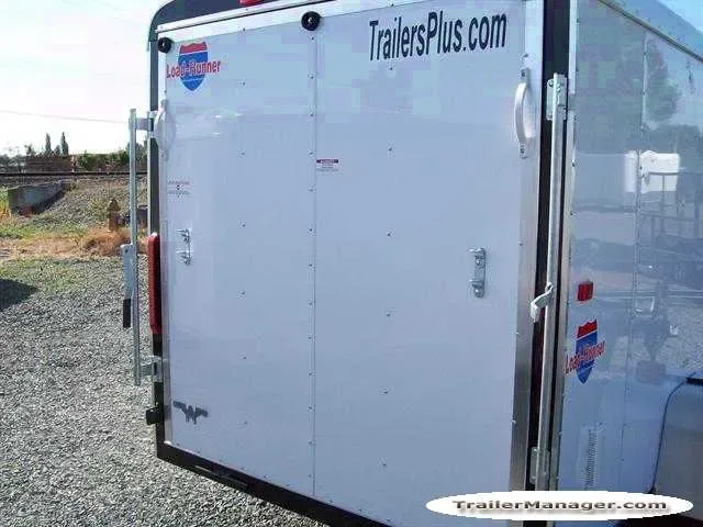 12ft  Single Axle WHITE With Ramp