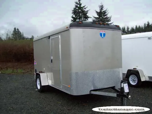 12ft  Single Axle CHAMPAGNE With Ramp