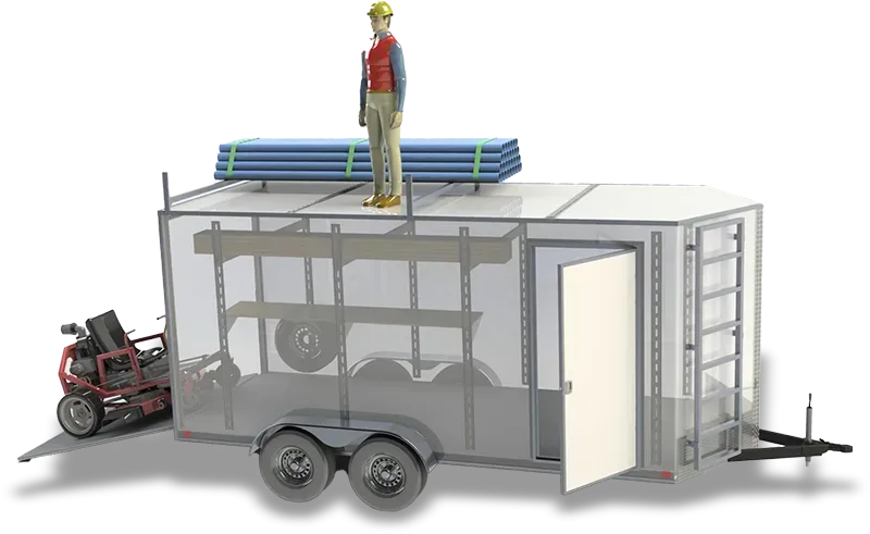2025 CellTech 7x15.5 Cargo Trailer 7k GVWR - Make an Offer