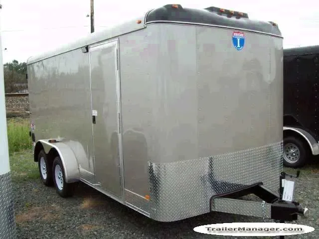 16ft Tandem Axle CHAMPAGNE  With Double Doors