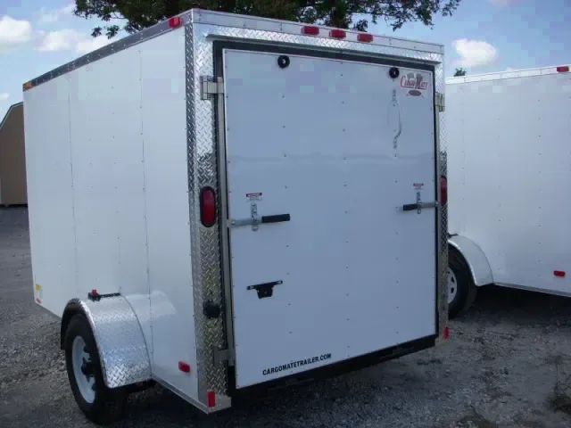 White Cargo 10ft Ramp Door