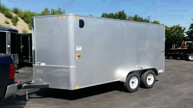 14ft Cargo Trailer w/Tandem 3500lb Axles