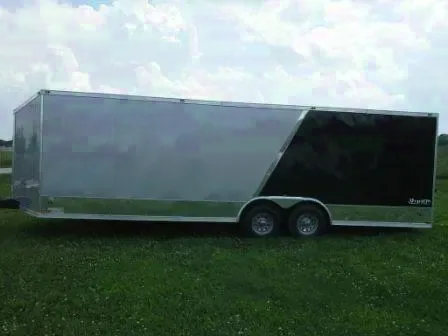 24ft Enclosed Car Hauler 2-5200lb Axles