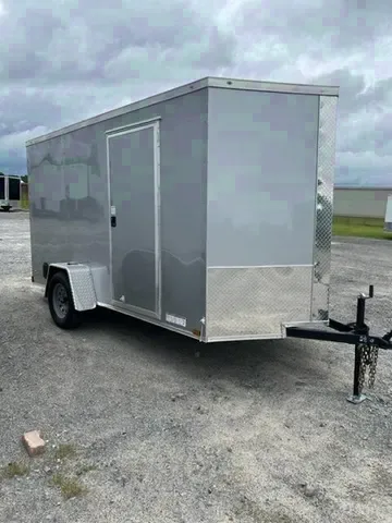 Silver V-nose 12ft  Cargo / Enclosed Trailer