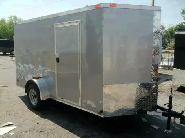 Silver SA Cargo Trailer 12ft w/Rear Ramp Door