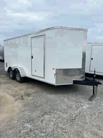 16ft Tandem 3500lb Axle Cargo Trailer w/Ramp