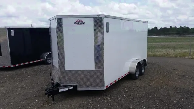 16ft Cargo Trailer Ramp Door, Side Door