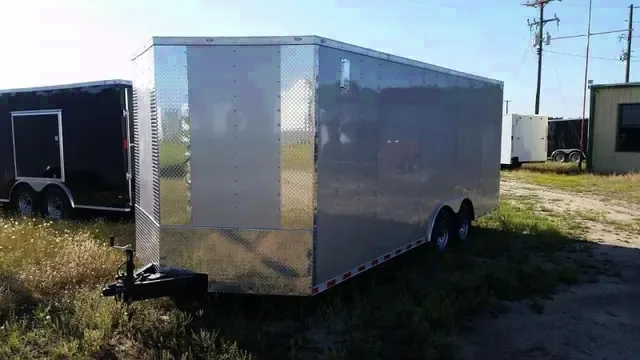 20FT ENCLOSED CAR/CARGO TRAILER 8.5 WIDE