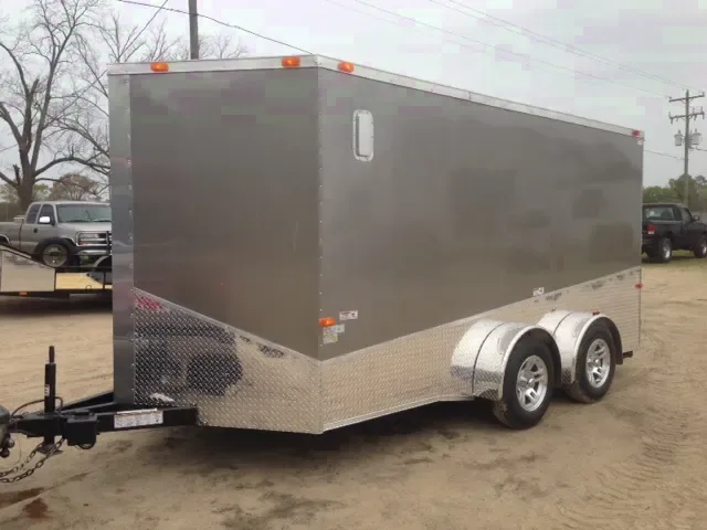 14FT CARGO TRAILERS W/2-3,500 lb Spring Axle w/EZ Lube Hubs