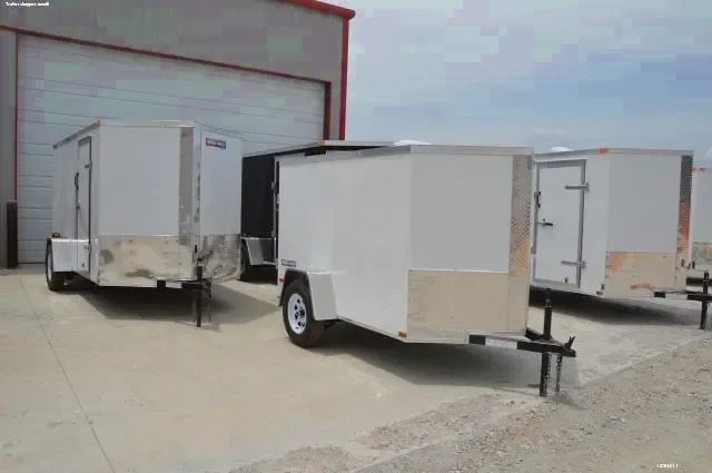 8ft All Aluminum  Cargo w/ Rear Ramp Door