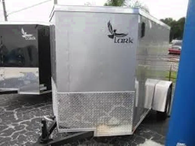10ft Silver V-nose with Rear Ramp