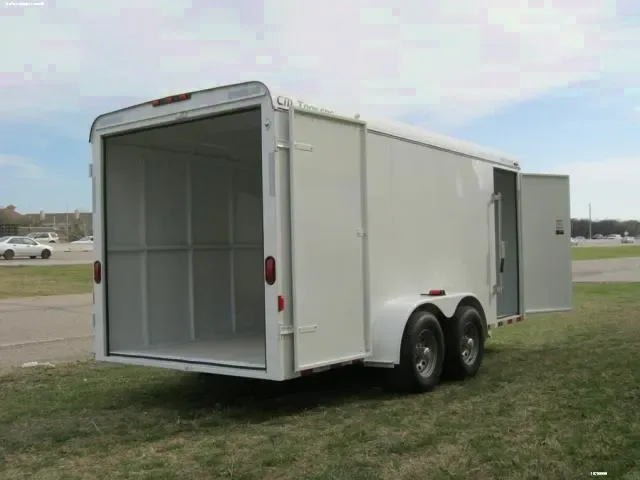 16ft TA w/ Rear Doors & Side Door
