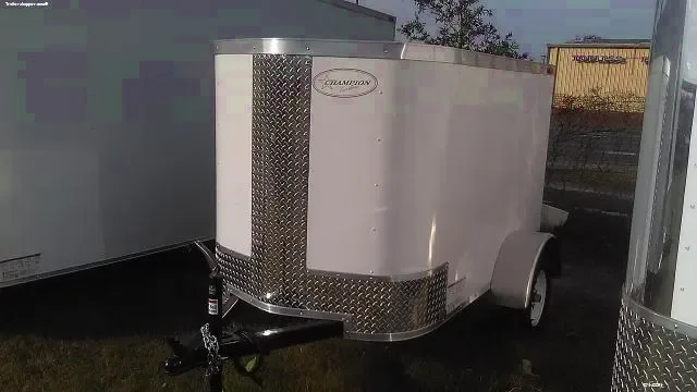 White 8ft Cargo Trailer