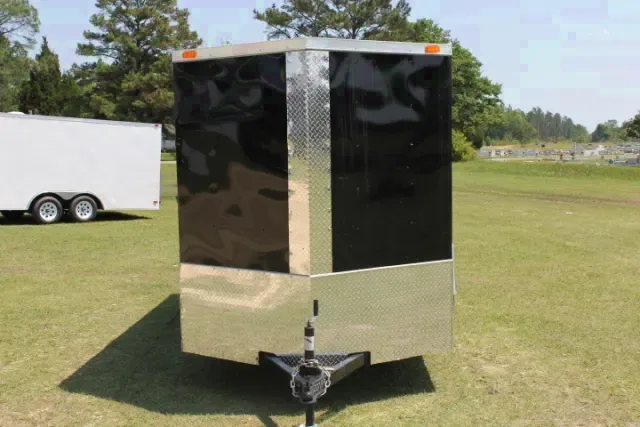 BLACK 12FT SA SIDE DOOR WITH RAMP