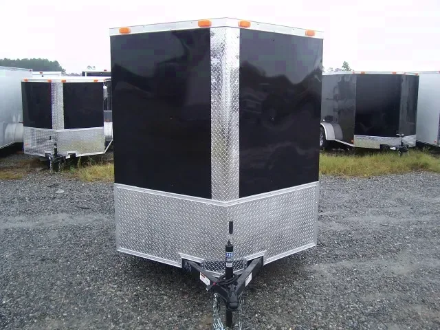 BLACK 12FT S/A  CARGO  TRAILER