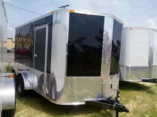 BLACK 12FT ENCLOSED CARGO