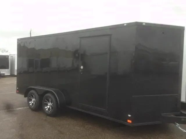 BLACK 14FT  Blackout Trailer Tandem axle