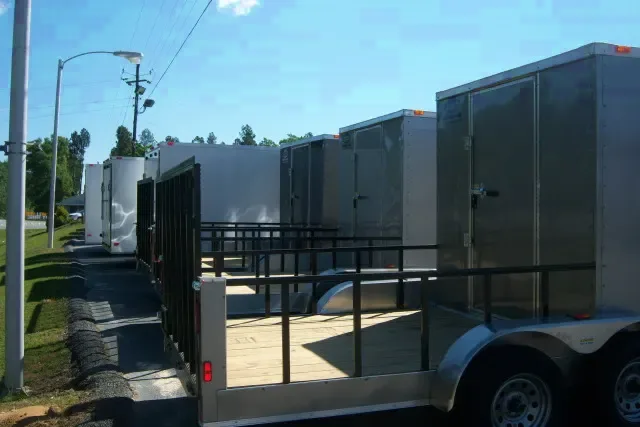 GREY 18FT T/A HYBRID  PORCH TRAILER