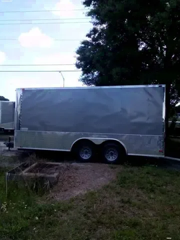 Pewter 16ft Cargo Trailer
