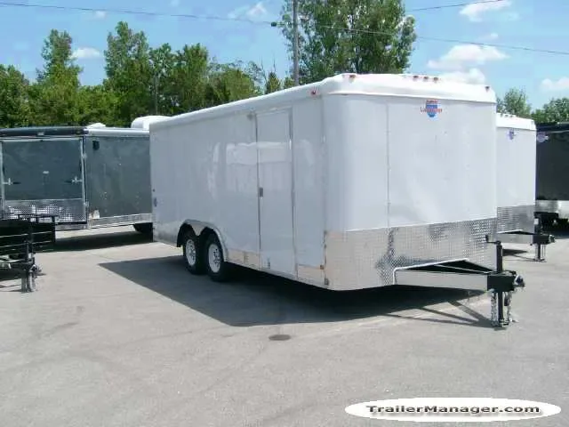 18ft Cargo 10K WHITE With Ramp