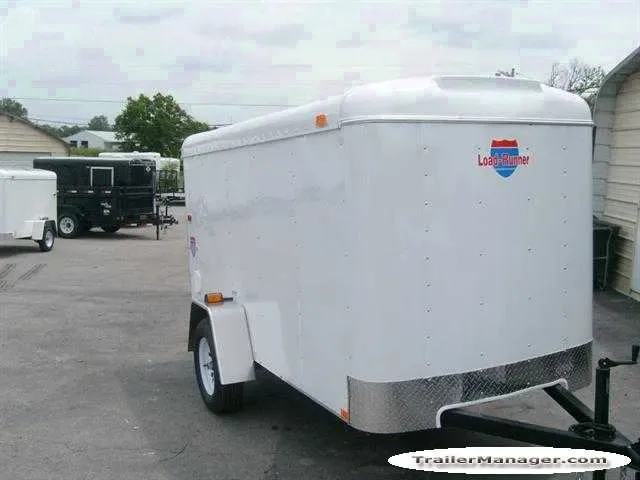 10ft  Single Axle WHITE  With Single Door