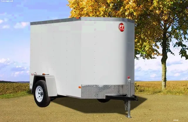 8ft Rounded V w/single rear door