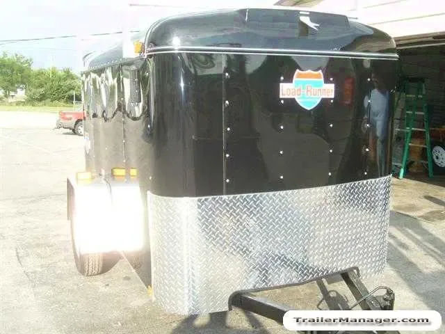 8ft  Single Axle BLACK  With Single Door