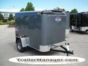 8ft  Single Axle SILVER  With Single Door
