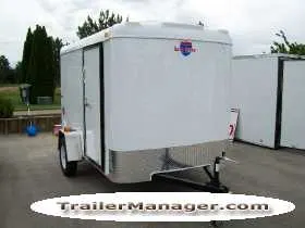 10ft  Single Axle Cargo Trailer With Ramp