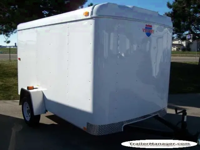 10ft  Single Axle WHITE With Ramp
