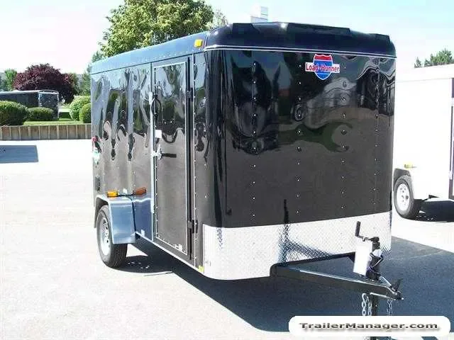 12ft  3500lb Axle BLACK With Ramp