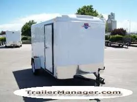 12ft  Single Axle Flat Front With Ramp