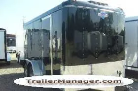 14ft Tandem Axle BLACK With Ramp