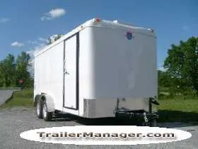 16ft Cargo -  7K WHITE With Ramp