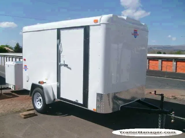 Single 3500lb Axle 10ft Enclosed Cargo Trailer