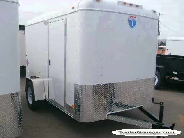 10ft Single 3500lb Axle With Double Door