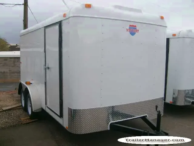 14ft 3500lb Tandem Axle Cargo Trailer