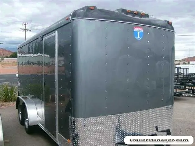 Tandem 3500lb Axle Silver 16ft Cargo Trailer
