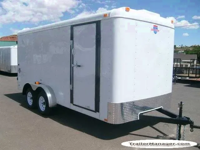16ft Cargo/Jobsite Trailer w/Double Rear Doors