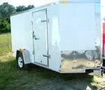 Cargo Trailer 12ft V-nose with Ramp