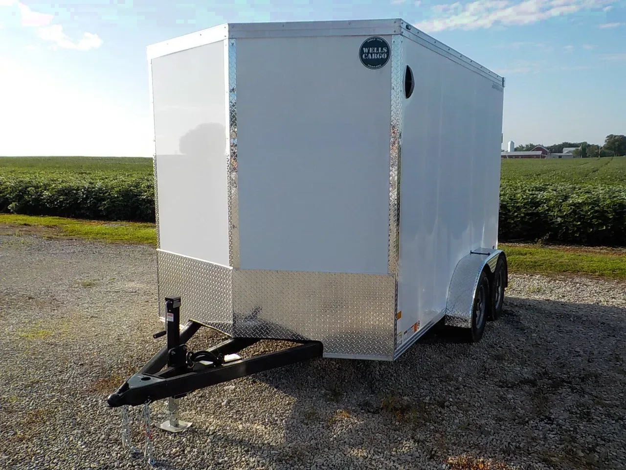 11907 - 2027 Wells Cargo ROAD FORCE RFV712T2 ENCLOSED CARGO TRAILER, Cargo Trailer