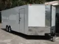 20FT White V-Nose Cargo Trailer
