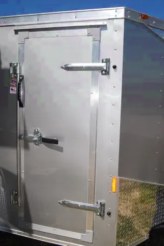 Silver 10ft V-Nose Cargo Trailer
