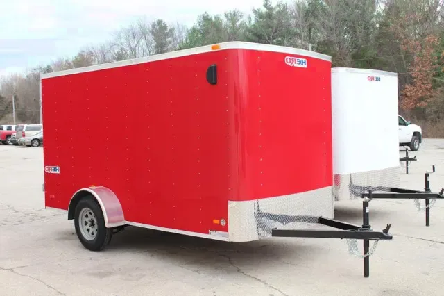 8FT RED FLAT FRONT