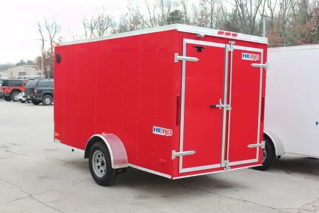 12FT Trailer Red with Double Doors