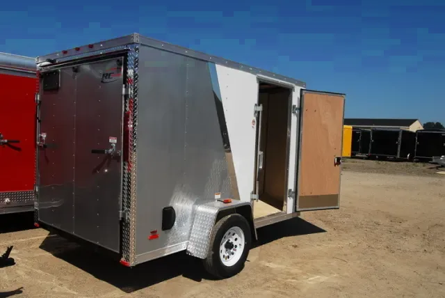 SA Silver/White 12ft Cargo Trailer