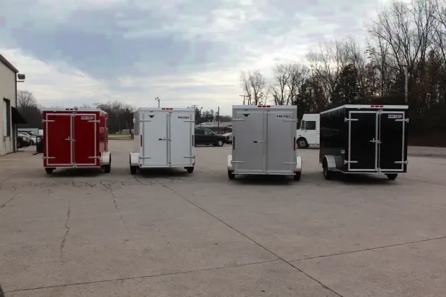 16FT  TANDEM AXLE CARGO TRAILER-WHITE